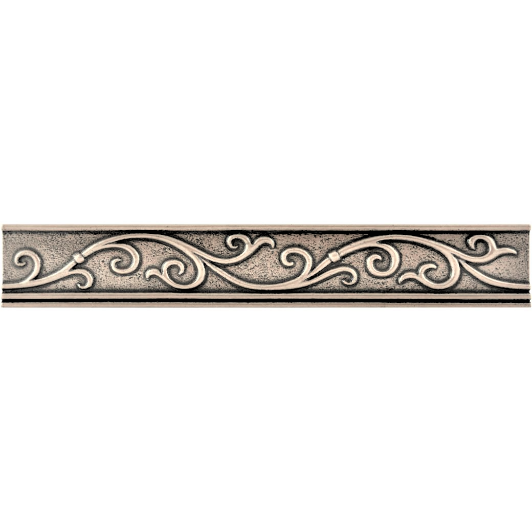 Fiora Artisan Bronze Metal Accent Wall Tile Trim – 1.75” x 12” (Set of 5)