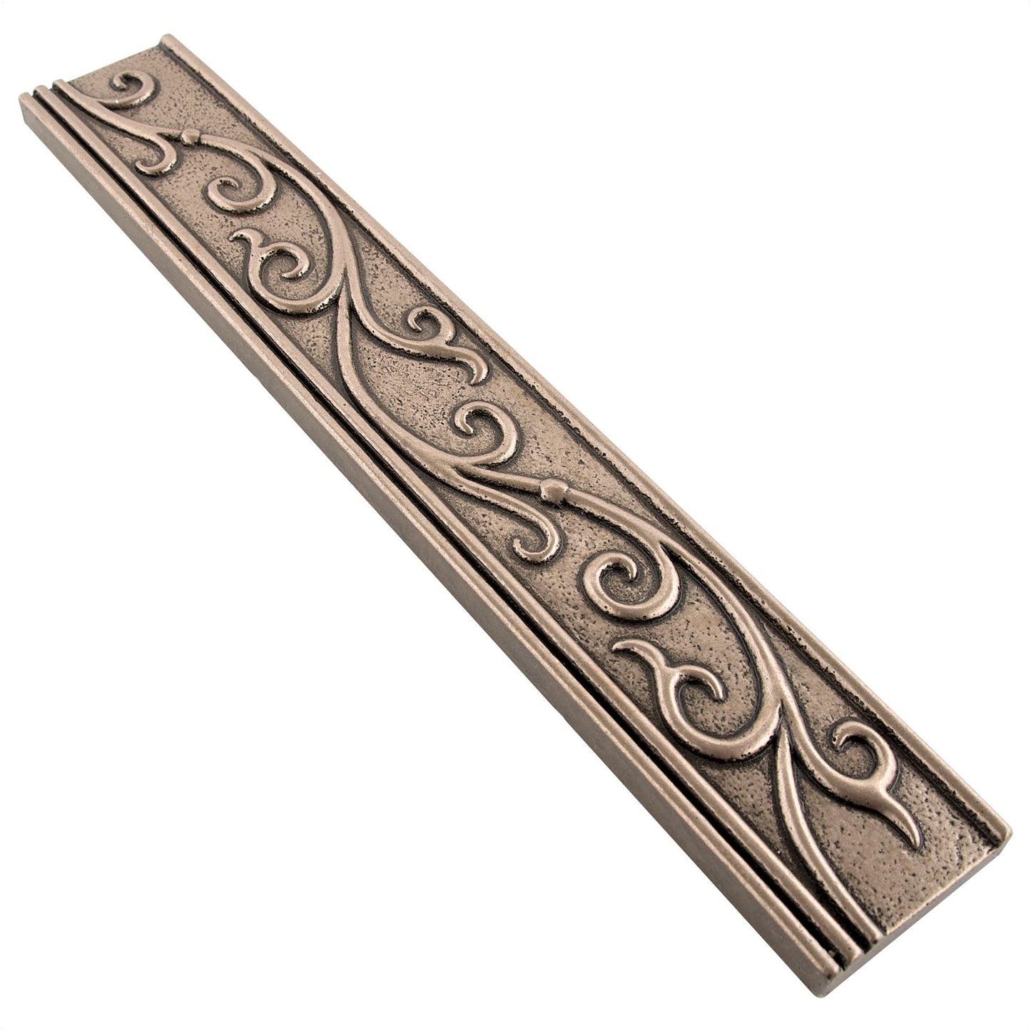 Fiora Artisan Bronze Metal Accent Wall Tile Trim – 1.75” x 12” (Set of 5)