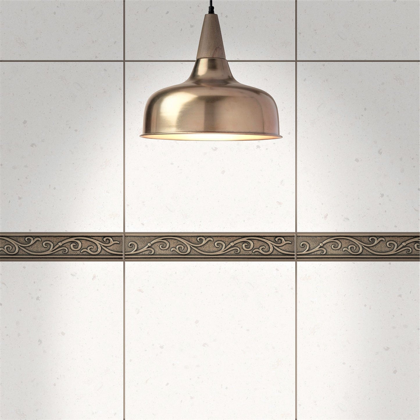 Fiora Artisan Bronze Metal Accent Wall Tile Trim – 1.75” x 12” (Set of 5)