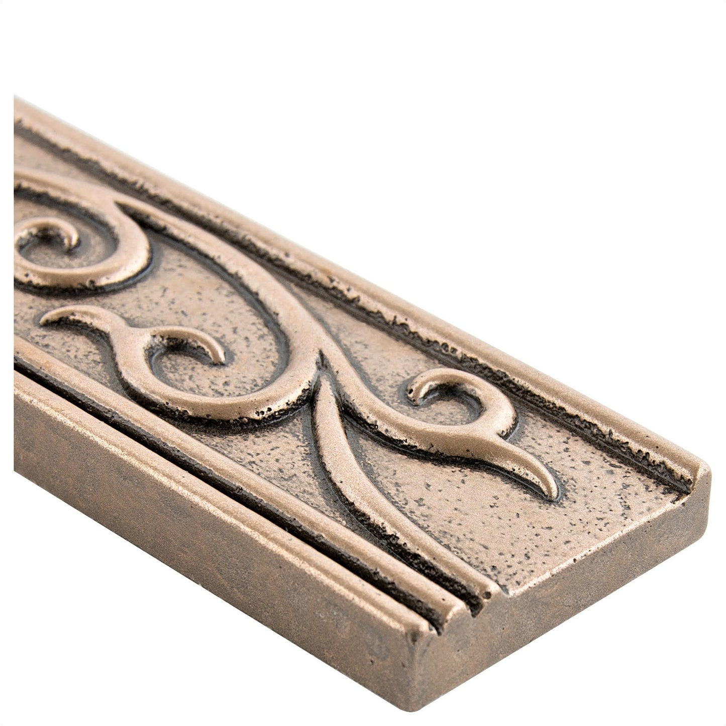 Fiora Artisan Bronze Metal Accent Wall Tile Trim – 1.75” x 12” (Set of 5)
