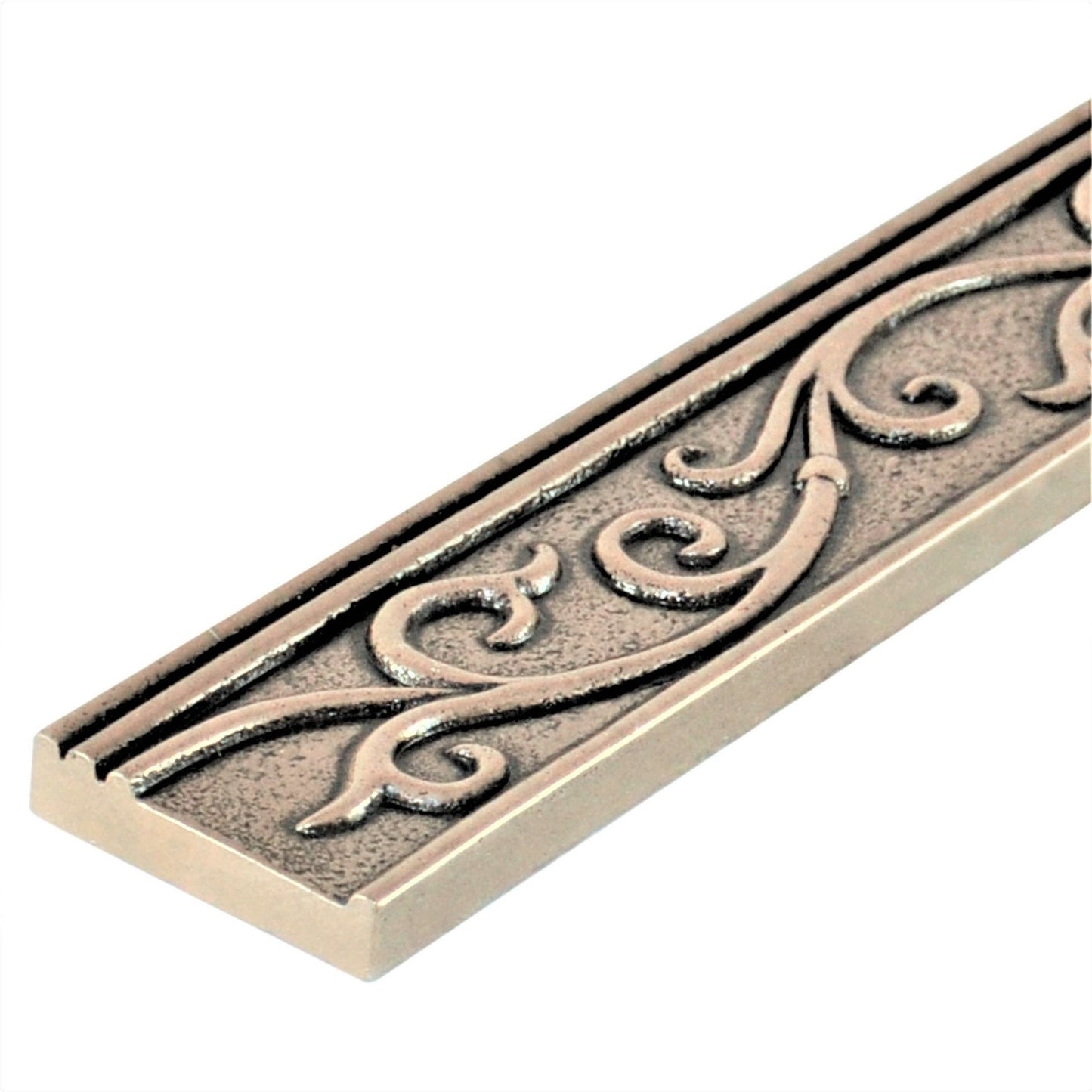 Fiora Artisan Bronze Metal Accent Wall Tile Trim – 1.75” x 12” (Set of 5)