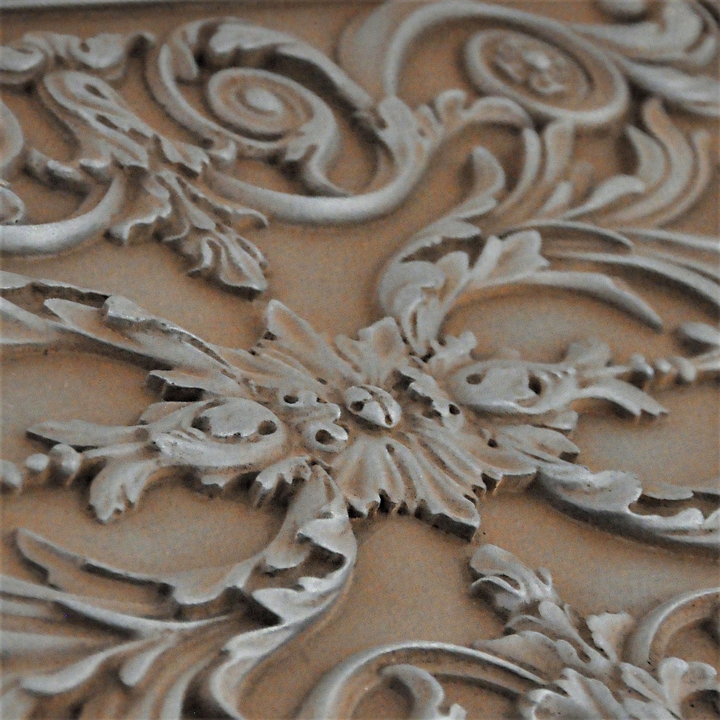 Handmade Savoy Iron Rust Metal Wall Accent Mural – Fireplace & Kitchen Backsplash Panel – 12” x 18”