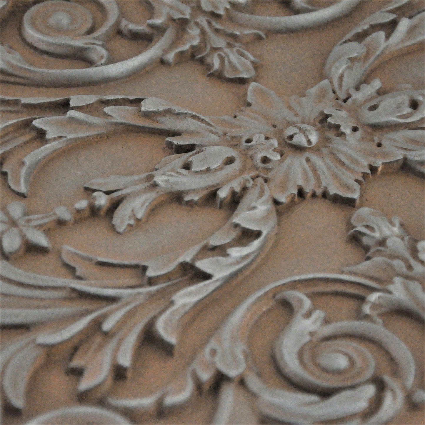 Handmade Savoy Iron Rust Metal Wall Accent Mural – Fireplace & Kitchen Backsplash Panel – 12” x 18”