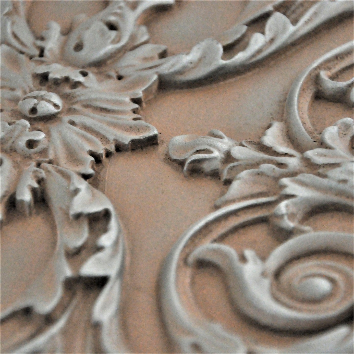Handmade Savoy Iron Rust Metal Wall Accent Mural – Fireplace & Kitchen Backsplash Panel – 12” x 18”