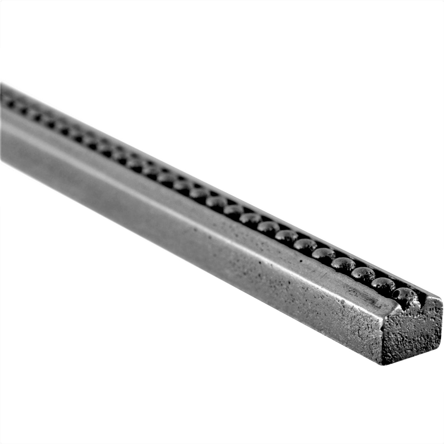 Artisan Crafted Bead Metal Accent Tile Trim – Nickel – 9/16” x 12” (Set of 5)