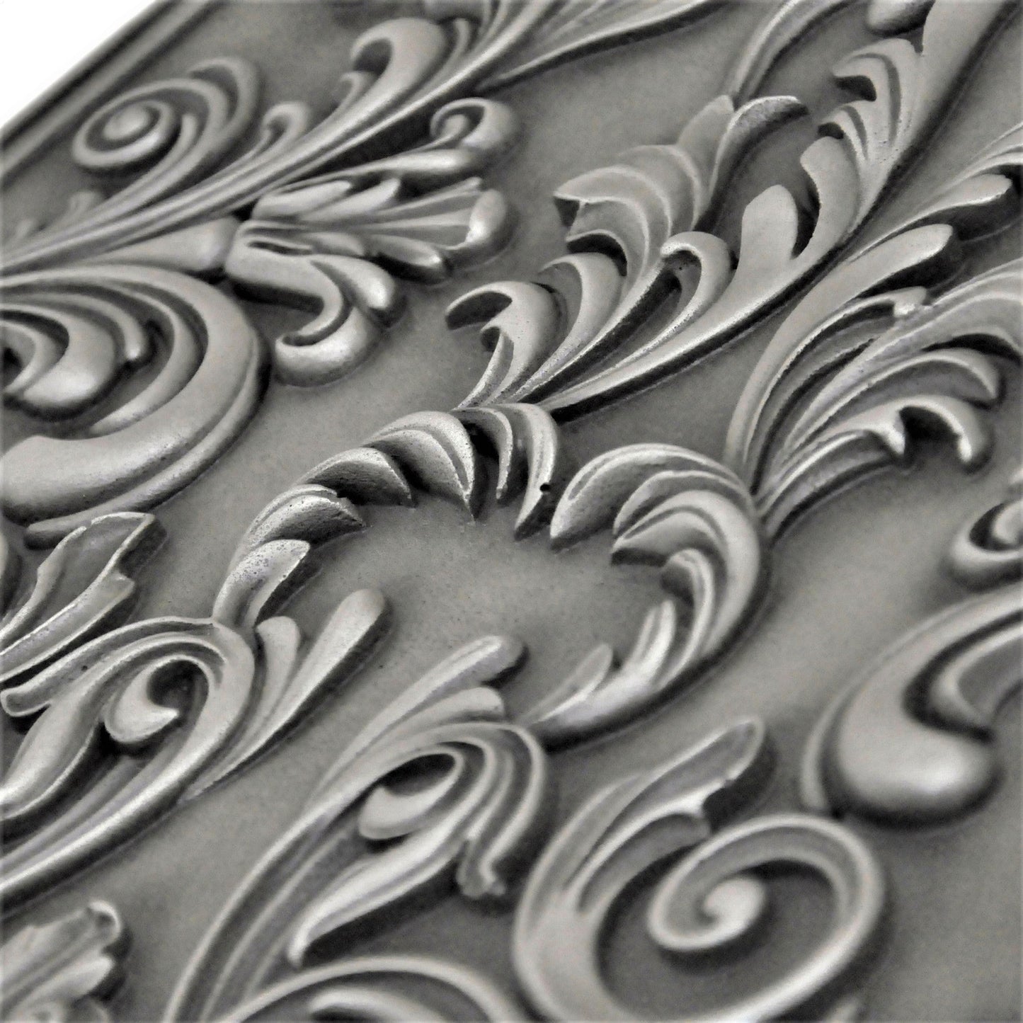 Handmade Imperial Pewter Metal Wall Accent Mural – Fireplace & Kitchen Backsplash Panel – 16” x 24”