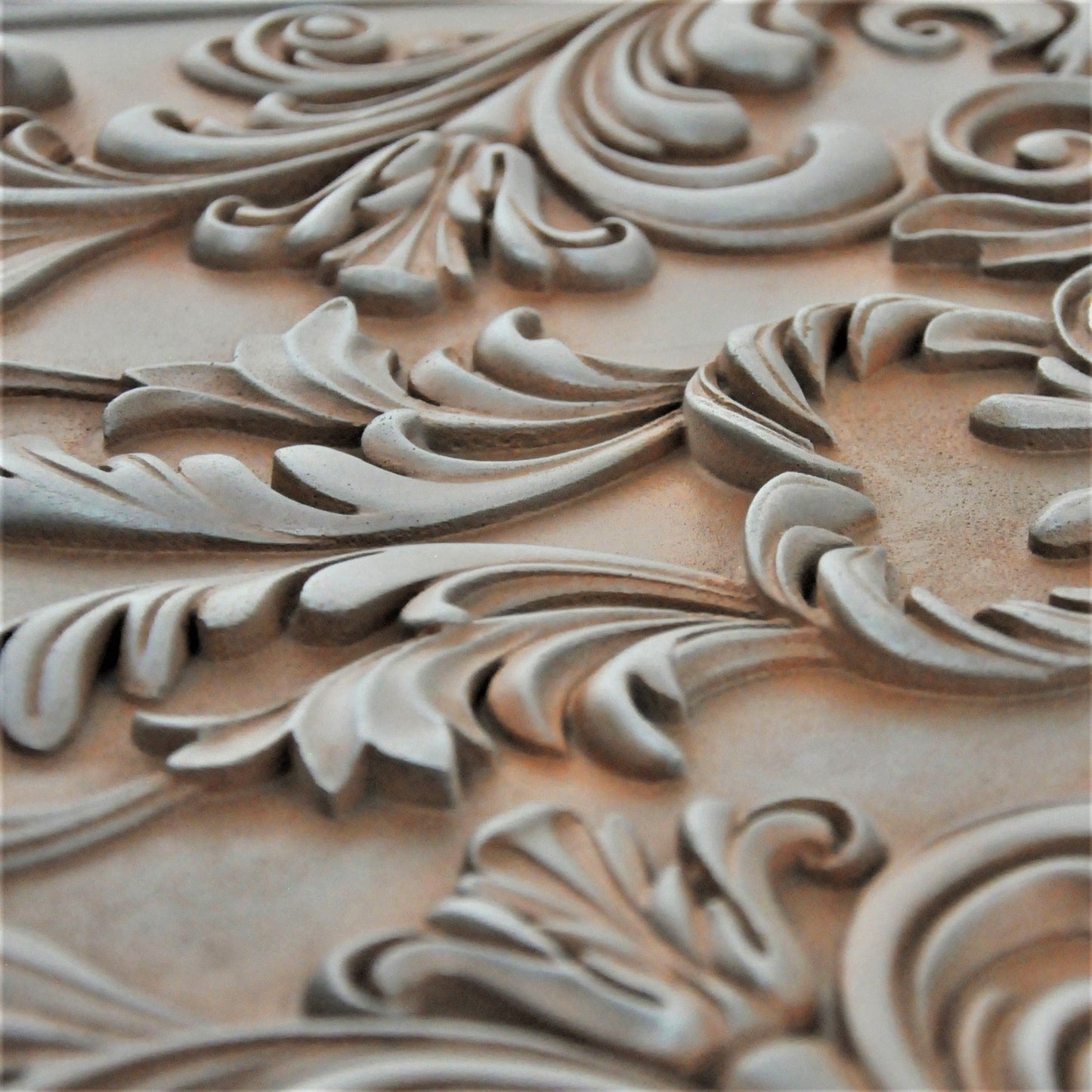 Handmade Imperial Iron Rust Metal Wall Accent Mural – Fireplace & Kitchen Backsplash Panel – 16” x 24”