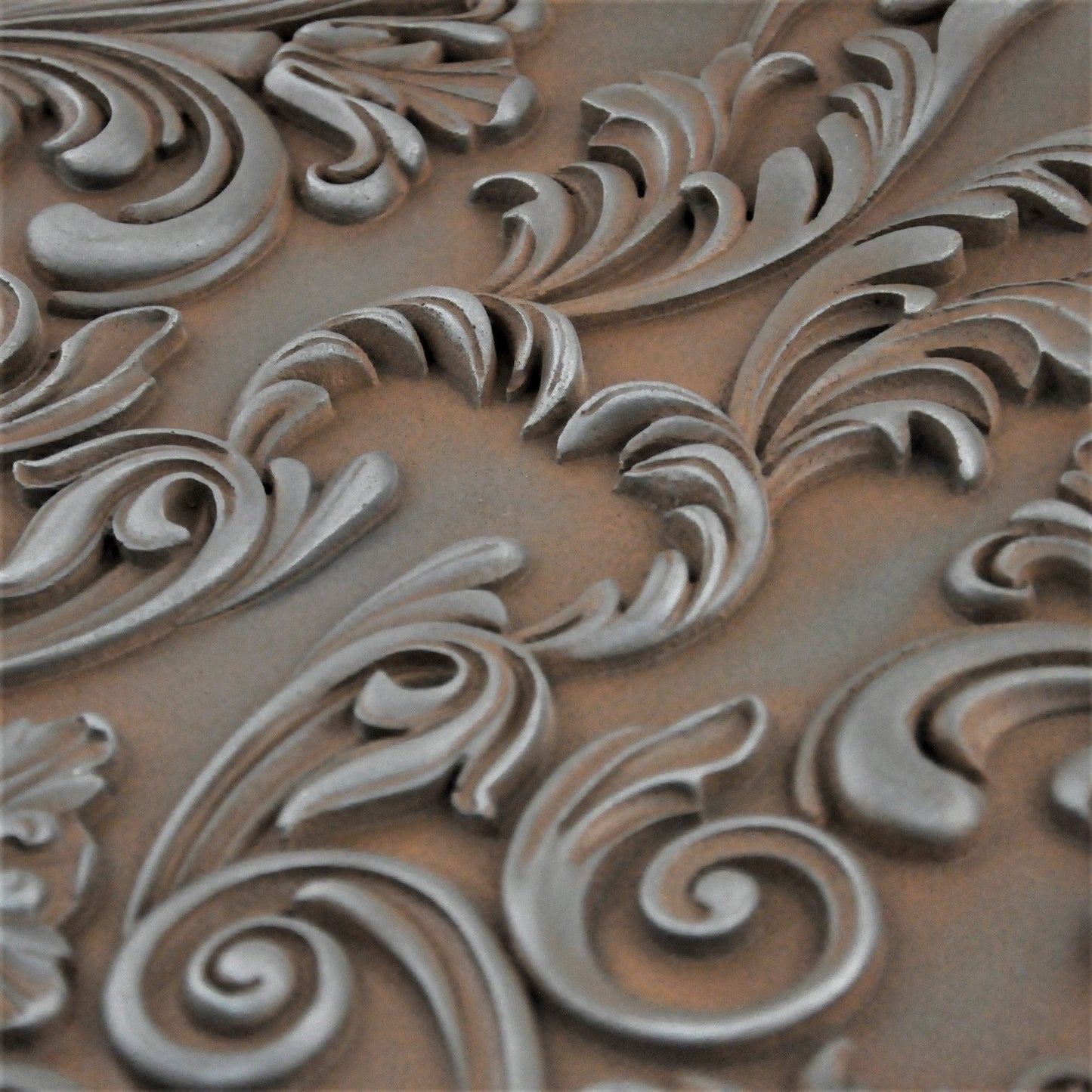Handmade Imperial Iron Rust Metal Wall Accent Mural – Fireplace & Kitchen Backsplash Panel – 16” x 24”