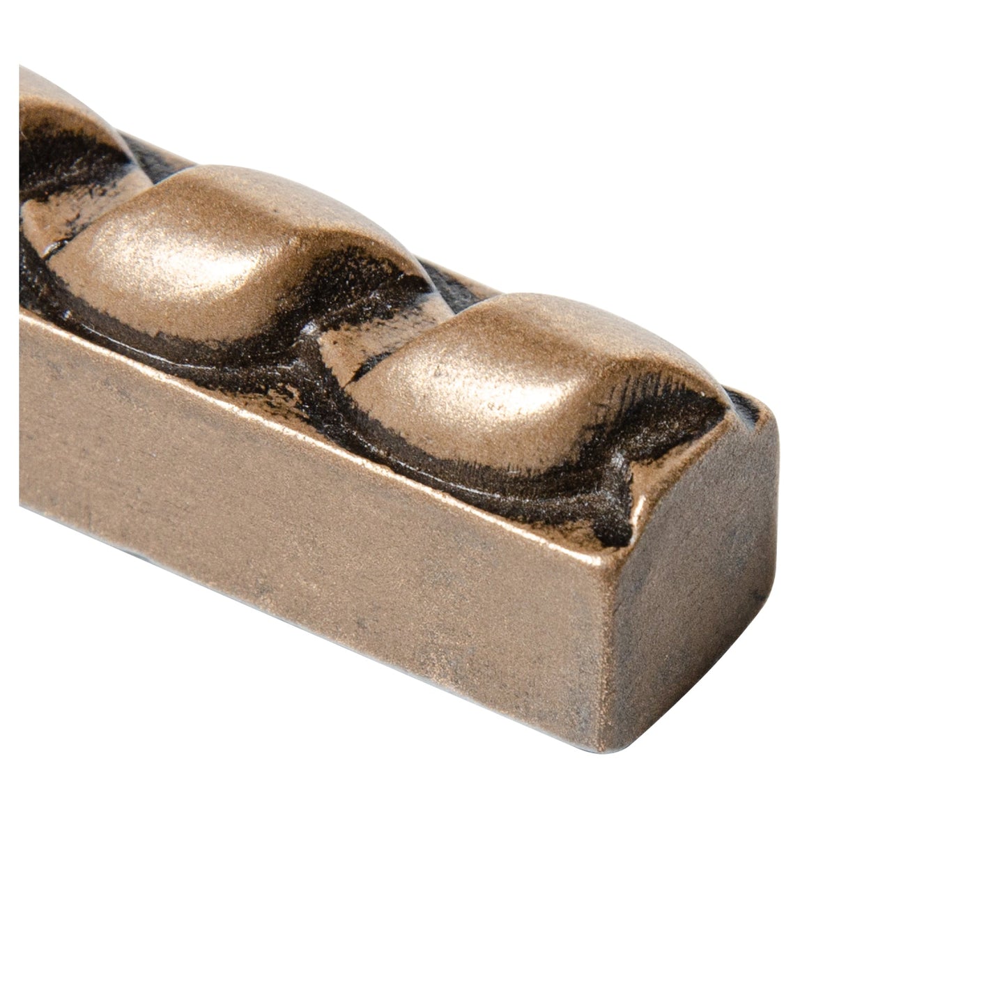 Artisan Rope Bronze Metal Accent Wall Tile Trim - 1/2" x 12" (Set of 5)