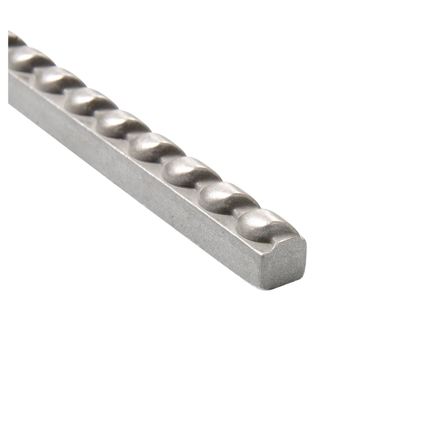 Artisan Rope Nickel Metal Accent Wall Tile Trim - 1/2" x 12" (Set of 5)