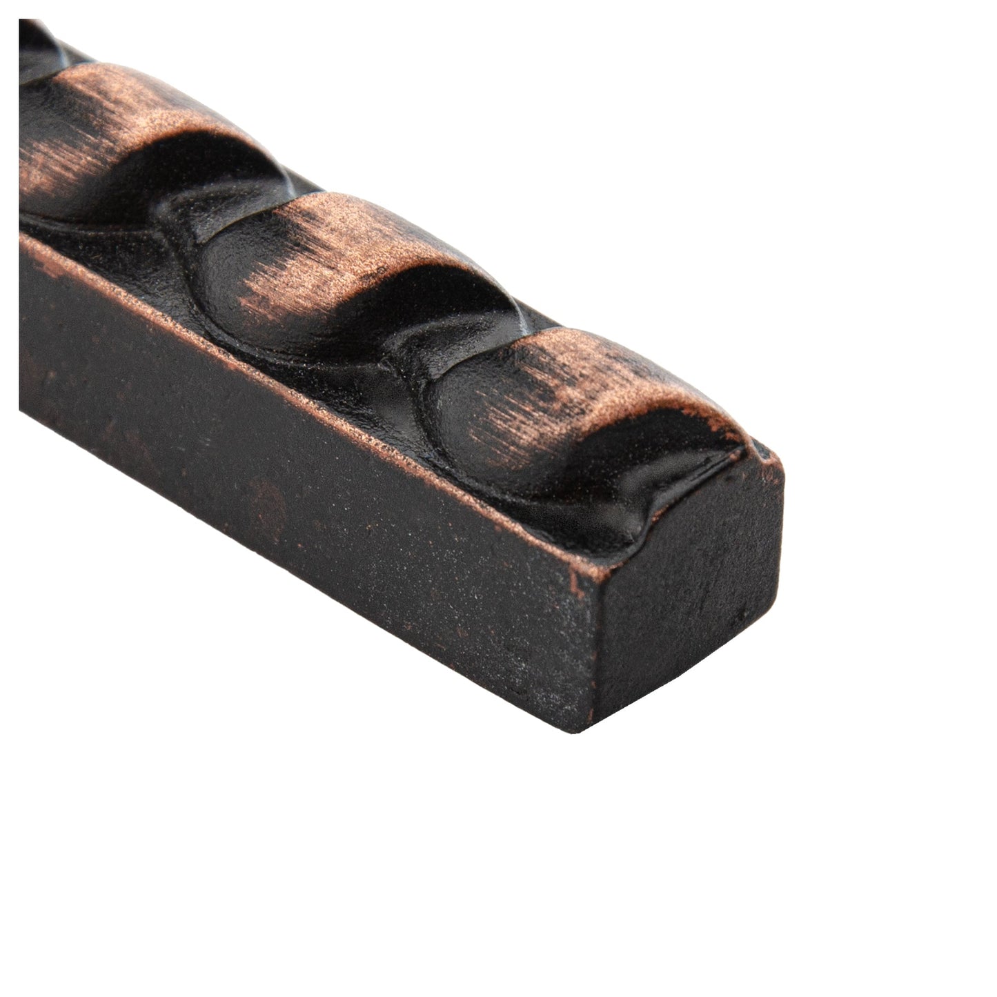Artisan Rope Oil Rubbed Bronze Metal Accent Wall Tile Trim - 1/2" x 12" (Set of 5)