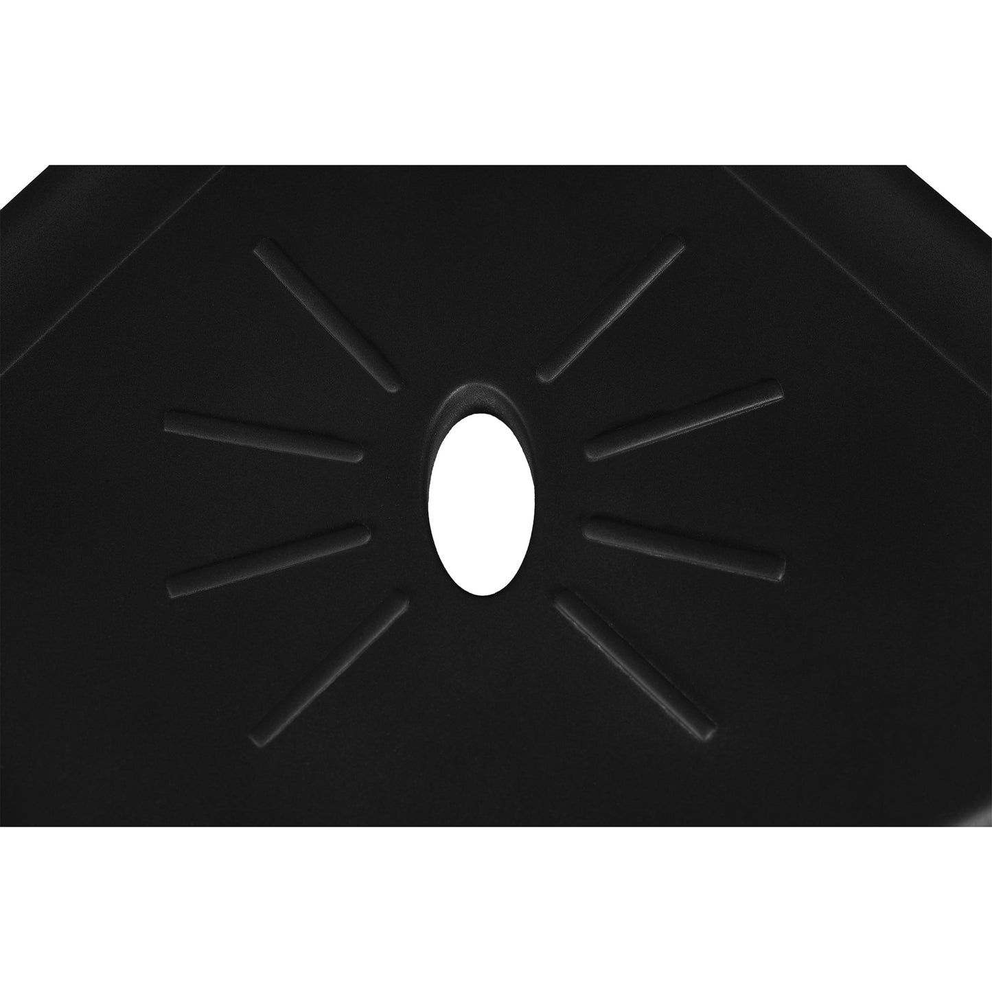 Universal 8.8" Metal Matte Iron Black Corner Shelf – Handmade Wall-Mounted Shelf for Bathroom & Kitchen – Modern Flatback Design