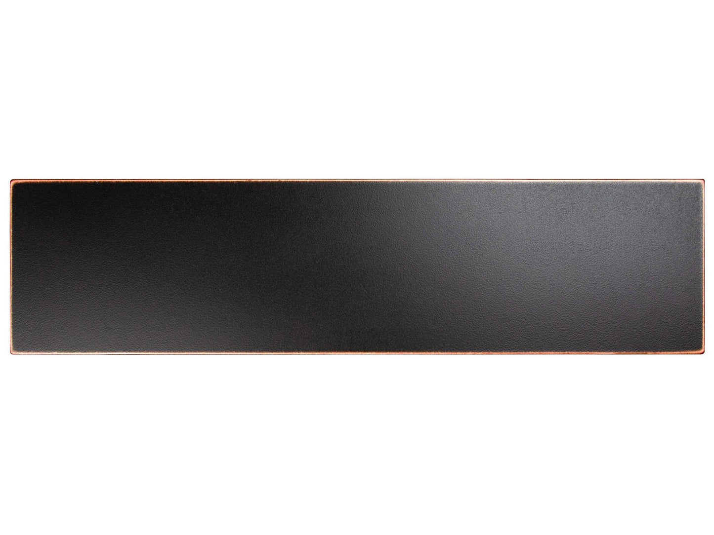 (2 Sqft/ Pack) MetroEdge 3" x 12" Oil Rubbed Bronze Metal Subway Tile – Handmade Modern Wall Accent for Kitchen & Bathroom