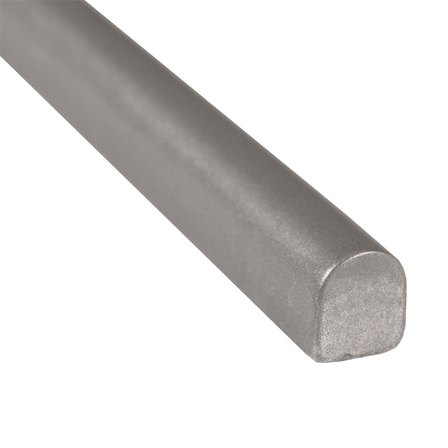 Modula Metal Pewter Pencil Bullnose Wall Accent Tile Trim – 1/2” x 12” (Set of 5)