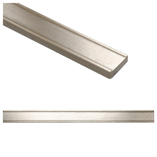 Ponte Artesian Nickel Metal Accent Wall Tile Trim – 1” x 12” (Set of 5) (Copy)